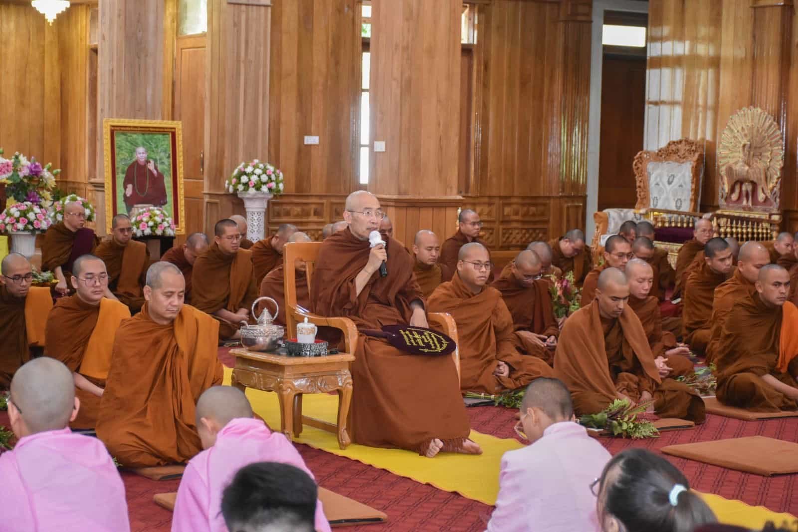 A Day of Raining Retreat for Monastic members, SSBU